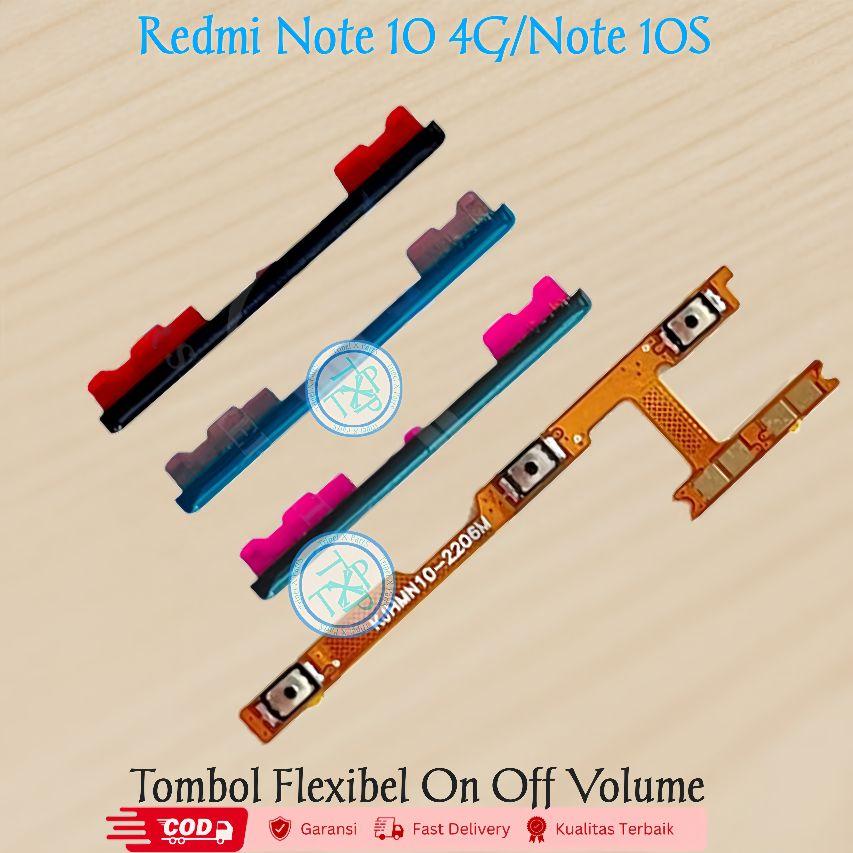 Tombol Volume Flexibel On Off Volume Untuk Redmi Note 10 4G Note 10S Fleksibel On Off Volume Tombol Luar Tombol Volume Pernik Rubber Keyped