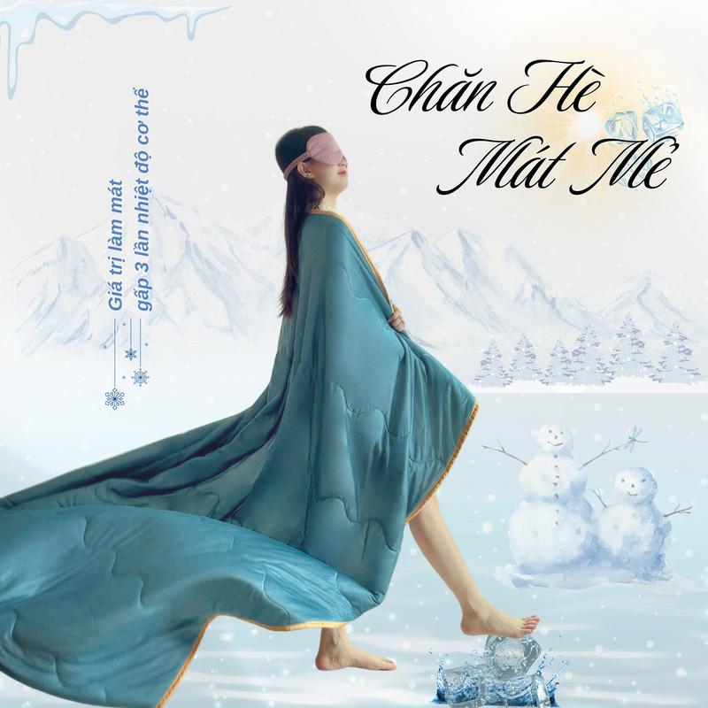 Chăn mùa hè mát lạnh thun lạnh viền có nhiều màu sắc kích thước đa dạng mát mẻ kích thước 1m5 x 2m 2m x 2m3 chăn thun lạnh