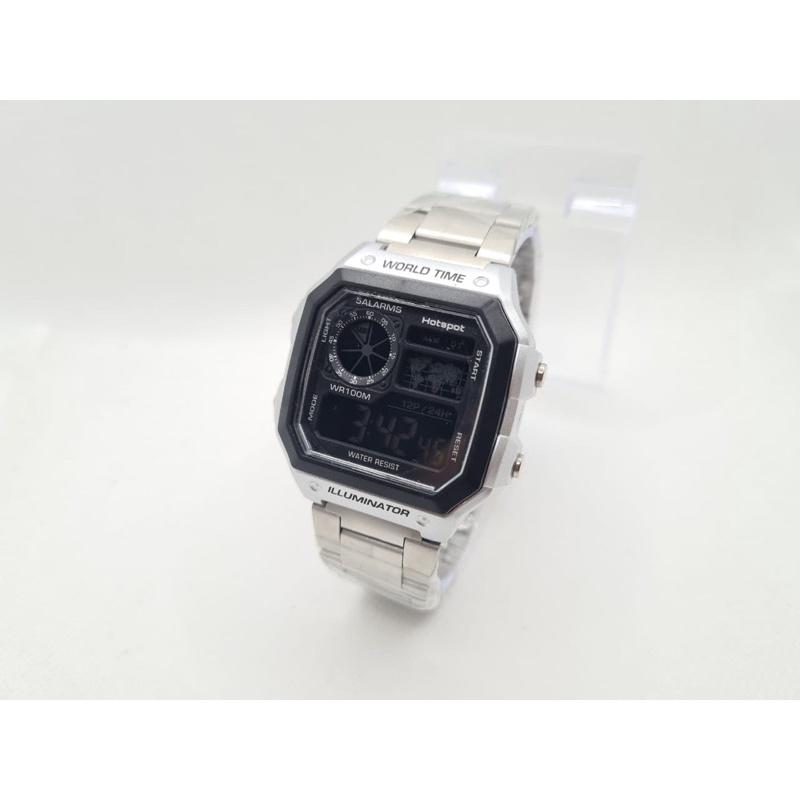 Jam Tangan Pria Wanita Hotspot Tahan air Jam Tangan Digital Pria Wanita Dewasa Remaja 5