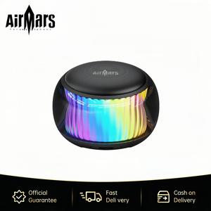 Airmars ABS03 Cool RGB Bluetooth Speaker Wireless Compact Speaker Computer Desktop Outdoor Convenient Sports Outdoor New Subwoofer RGB Light Breathing Light Audio Black