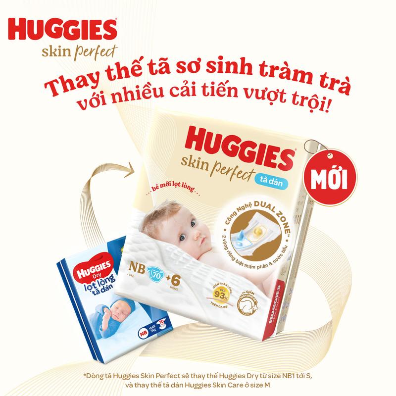Bỉm - Tã Huggies loại quần/dán size NB ,S, M, L, XL, XXL