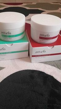 Product Review of [HADIAH GRATIS] POLYNIA | Pomegranate Revitalizing + Prickly Pear Hydrating Face Mask | Samarkan Kerutan & Flek Hitam | Melembabkan & Jaga Skin Barrier from b**o 0