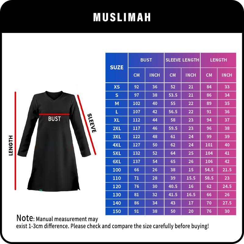 Product Introduction of &  - A006 MUSLIMAH JERSEY FAMILY SET green chic 0