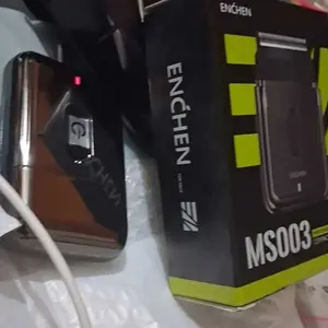 ENCHEN MS003 Upgraded Alat Cukur Elektrik Alat Cukur Kumis Jenggot Portable Slim Kuat Mini Electric Shaver Pencukur Hitam