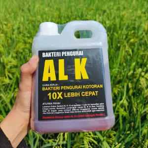 PENGURAI BAKTERI AL K UKURAN 1LITER | AL K PEMBASMI VIRUS BAKTERI & PENGURANG BAU PADA KANDANG TERNAK KAMBING,SAPI,KELINCI,AYAM ORIGINAL