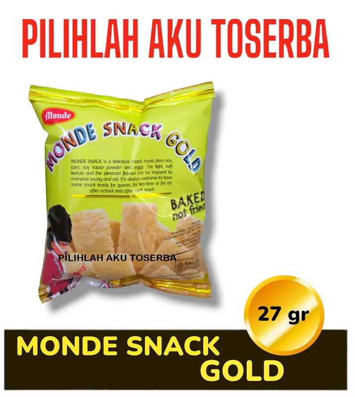 Monde Serena SNACK GOLD 30 gr  sekarang 27 gr - ( HARGA 1 DUS isi 45 pcs ) 1