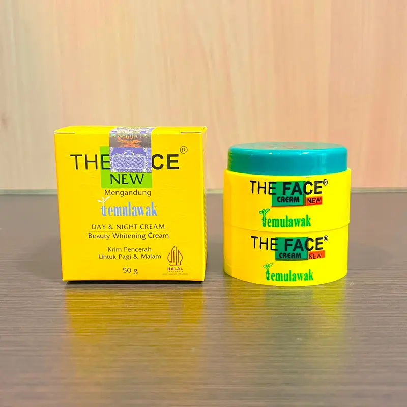 THE FACE Temulawak Day & Night Cream 50gr Original BPOM 0