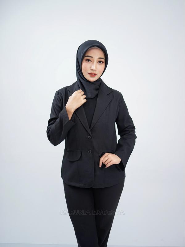 Blezer Kerja Wanita Blezer Wanita Formal Blazer Kantor Wanita Premium Atasan Jas Cewek Kantor Jumbo Premium Casual 6