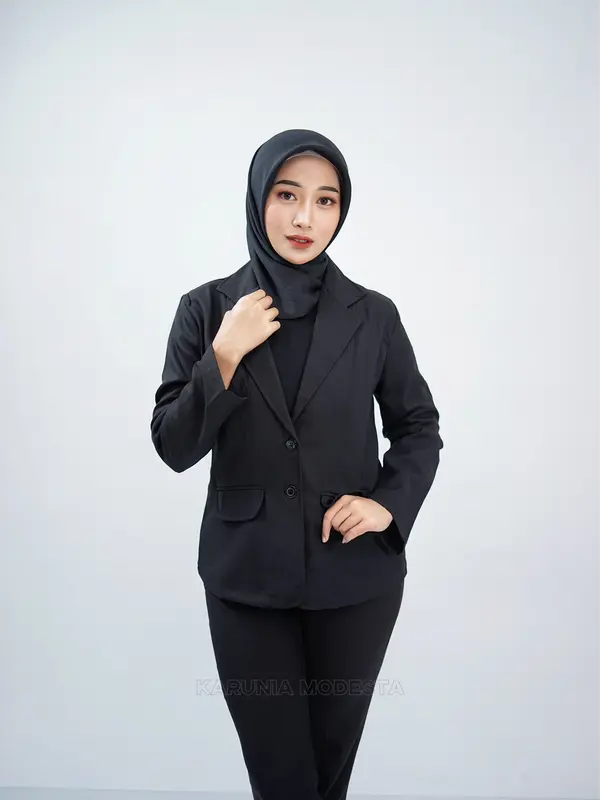 Blezer Kerja Wanita Blezer Wanita Formal Blazer Kantor Wanita Premium Atasan Jas Cewek Kantor Jumbo Premium Casual 5