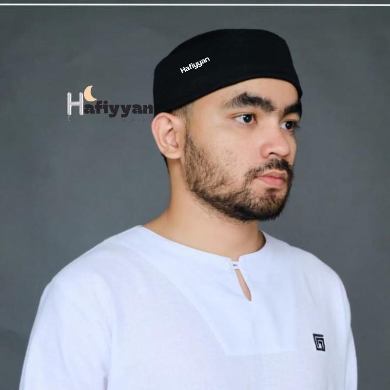Product Introduction of Mesir Dewasa Bahan Katun Nyaman dan Lembut Muslim Songkok Pria Motif Haji Kopiah  Peci Hitam 8