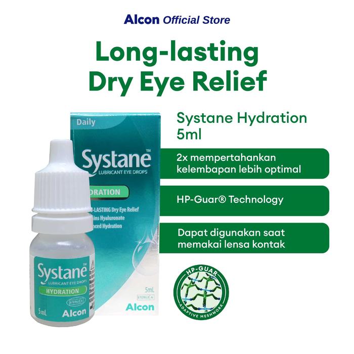 Gambar Systane Hydration Eye Drop 5 ml | Cairan Tetes Mata Softlens dari Alcon Indonesia Kota Administrasi Jakarta Selatan Tokopedia