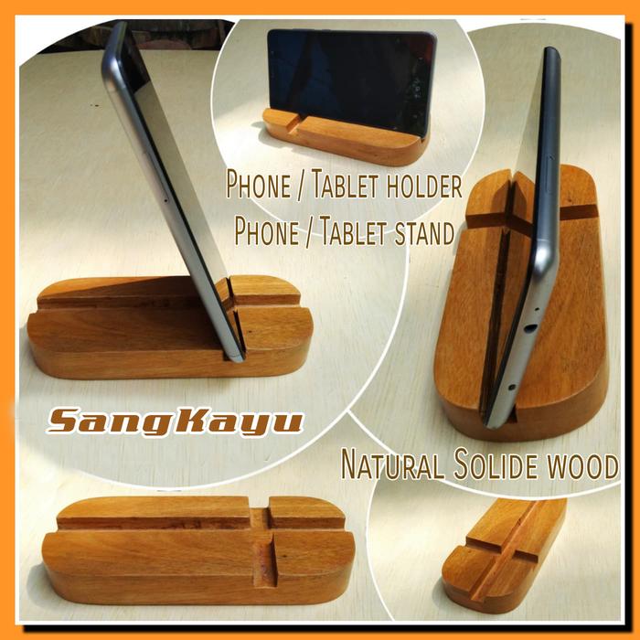 Gambar Iphone stand holder phone holder tablet holder tempat hp samsung dll dari CV. Sangkayu Kota Banjar Tokopedia