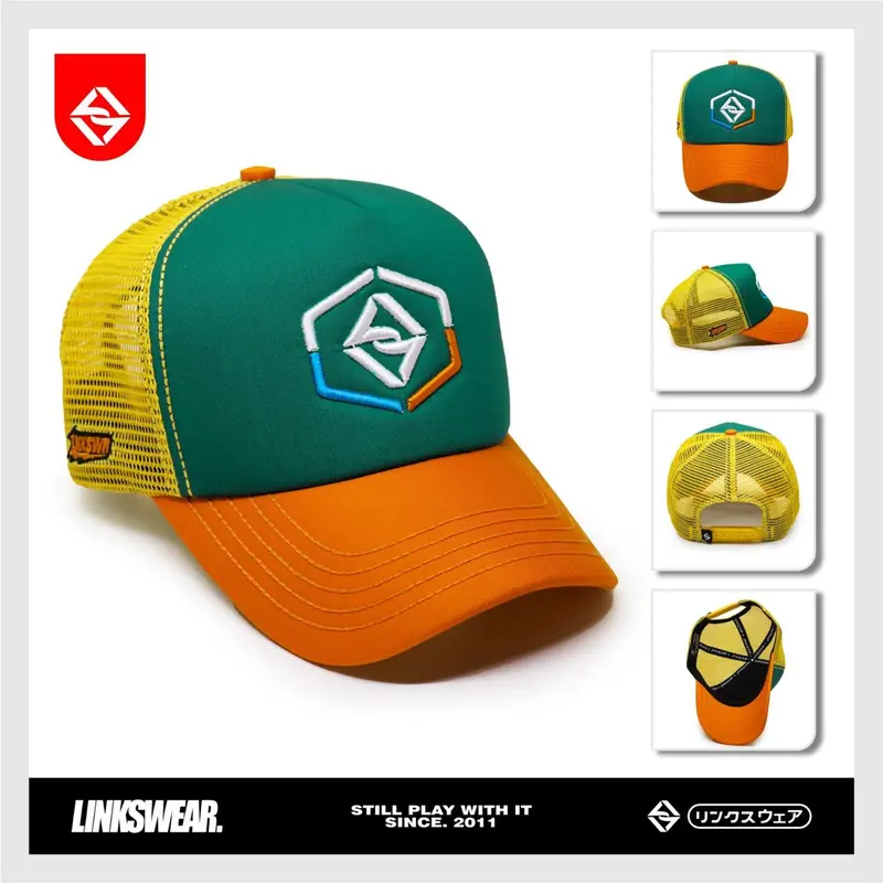 Topi Jaring Distro Pria Trucker Hat Original Linkswear 3