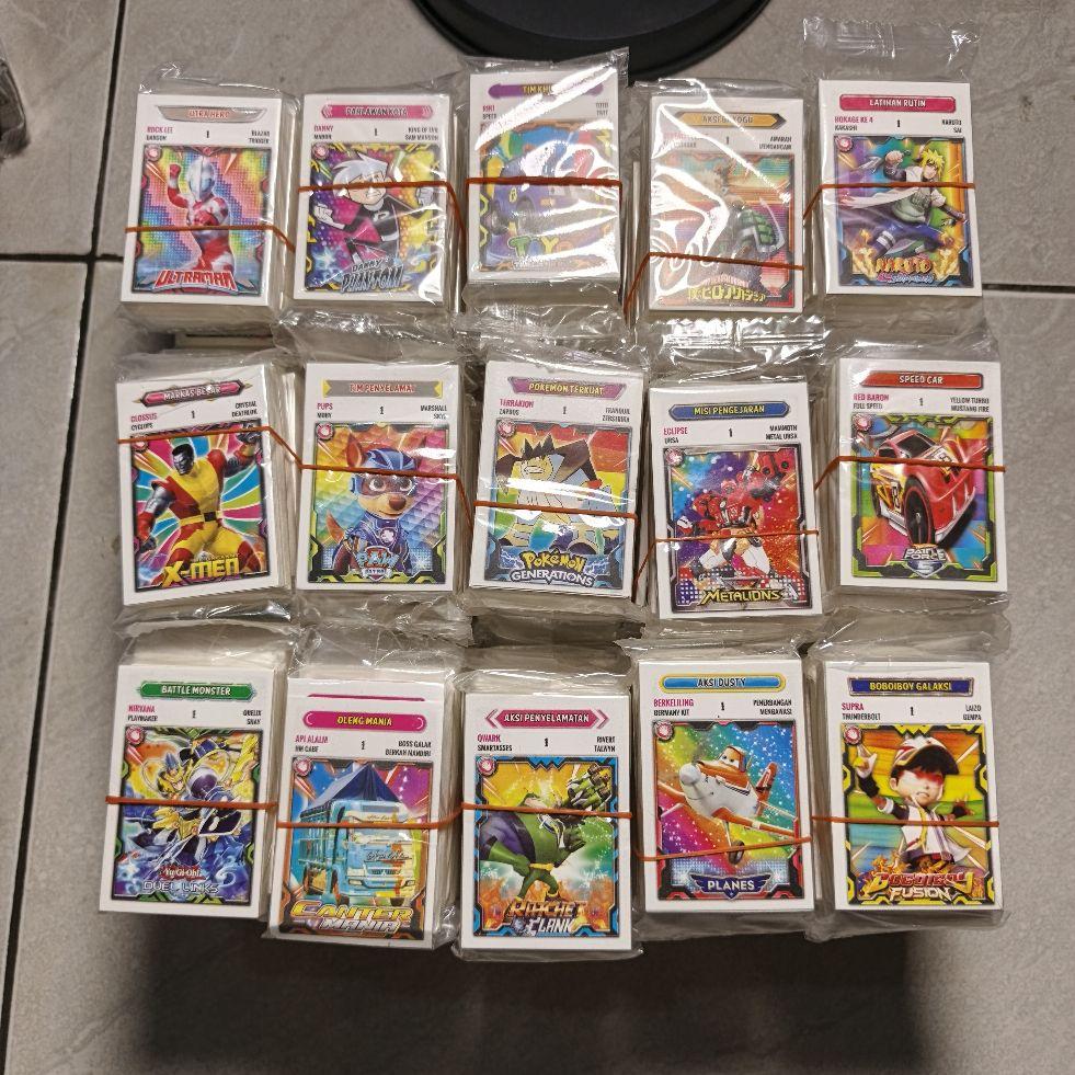 1 Ikat Mainan Kartu Kwartet GK IMPORT Isi 320 Kartu