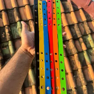 PLAT BESI BOLONG WARNA SERBAGUNA XL 40CM TEBAL 2,5MM