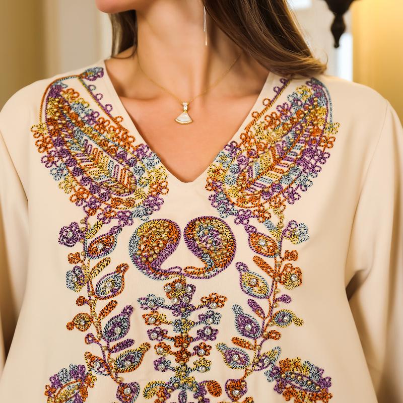 Product Introduction of Váy Nữ Abaya, Phong Cách Hồi Giáo, Áo Choàng Kim Cương Tùy Chỉnh, Phong Cách Dubai Và Thổ Nhĩ Kỳ 6