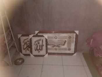 Product Review of 1 Set Kaligrafi Jumbo 3in1 80cmX50cm hiasan dinding from y**8 0