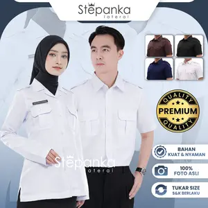 Kemeja PDH PREMIUM/ Kemeja ASN Putih/ Kemeja Putih PNS/ Kemeja Pilot/ Kemeja ASN Pria/ Kemeja ASN Wanita/ Kemeja Putih Kantor/ Kemeja Driver/ Kemeja Dinas/ PDH Hitam/ Kemeja Biru Dongker/ Kemeja Coklat/ Stepanka