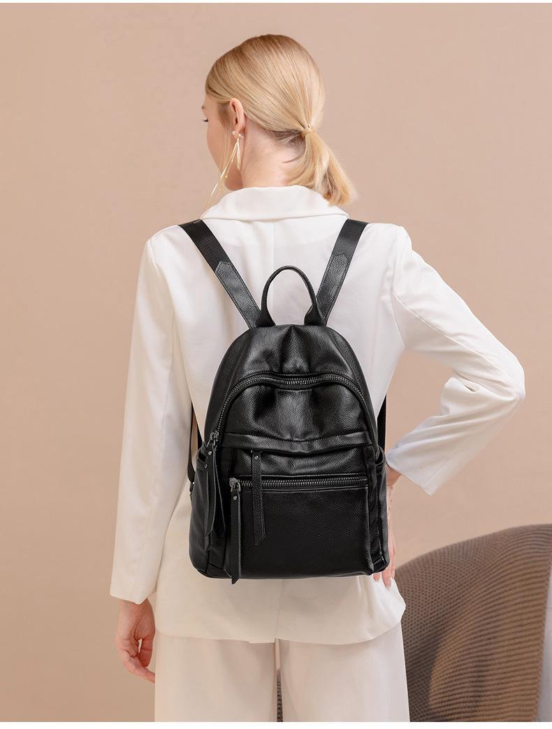 Product Introduction of Tas Ransel Bandoeng ID Kekinian Kulit Premium Fashion 2025 - Wanita sekolah Dewasa Backpack 10