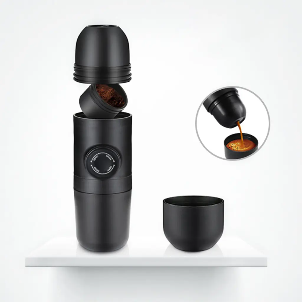 Handheld Espresso Portable Coffee Maker Mini Portable Coffee Machine Pressure Espresso Manual Handheld Coffee Maker Manual Coffee Maker