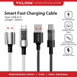 VICLOOK Smart Fast Charging Data Cable USB/Micro/Type-C/Lightning