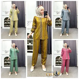 Fadia Set Wanita Rayon Premium – Busui Friendly, Adem Banget & Elegan