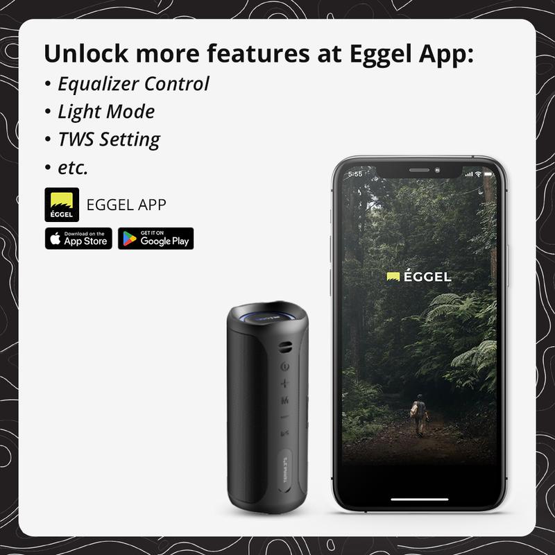 Eggel Terra 3 Plus S Waterproof Bluetooth Speaker with RGB Lights 1