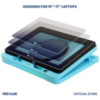 Gambar Rexus Breeze B400 V2 Frost Cooling Pad Cooler Fan Kipas for Gaming Laptop Notebook up tp 17" 17 inch , RPM up to 2400 , Kipas Besar 15 cm Computer Pendingin - Hitam dari Click & Go Tokopedia Kota Bandung 3 Tokopedia