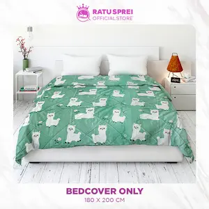 RATU - Selimut Saja 180X200CM (KINGSIZE) Motif Estetik Bahan Microtex Bedcover Only [KTB] 10