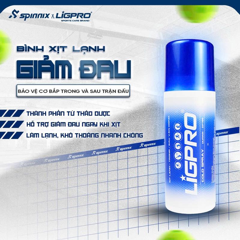  Spinnix Bình Xịt Lạnh Thể Thao Ligpro 160ml Hỗ Trợ Giảm Đau Hiệu Quả Trong Và Sau Khi Vận Động Tham Gia Hoạt Động Thể Dục Thể Thao,... 