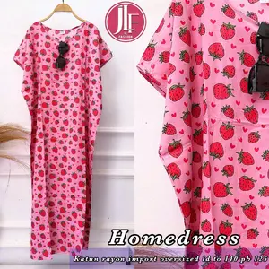 3) SEMATA KAKI Daster J&L panjang sematakaki Rayon Nyaman Tidur Lembut