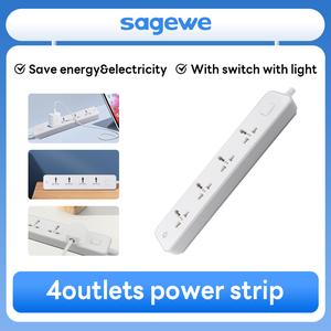 Pemanjal Outlet Berbilang Palam, SAGEWE, Pelindung Lonjakan, Jalur Kuasa, 8 Outlet, 10A, 250V, 2500W, 4WAY, Jalur pelbagai fungsi, pelbagai guna, Perlindungan Keselamatan, Penjimatan Tenaga & Elektrik, Keselamatan, Standard UK