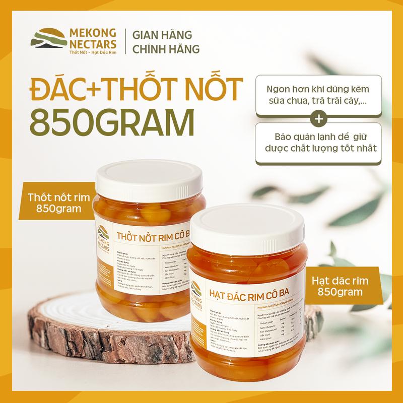  Combo Thốt Nốt Rim 850g + Đác Rim Các Loại 850g CÔ BA - Topping Đồ Uống Ăn Vặt Foods Tea,... 