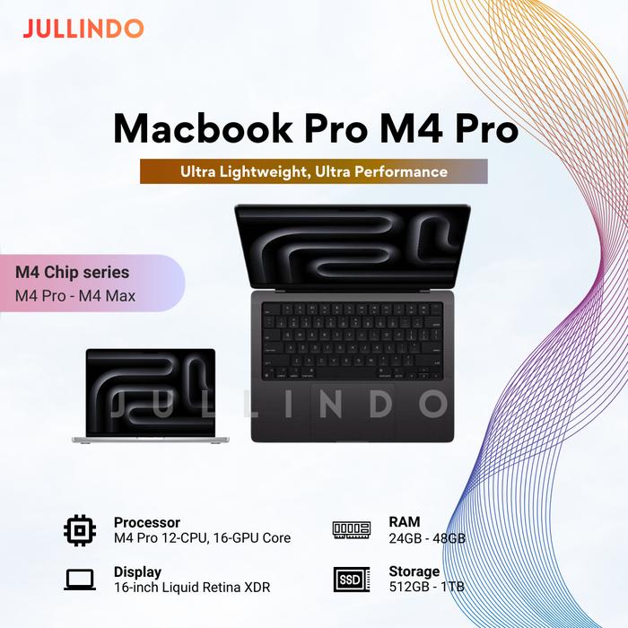 Jual Macbook Pro 16 inch M4 Pro | M4 Max Ram 24GB, 48GB SSD 512GB, 1TB ...