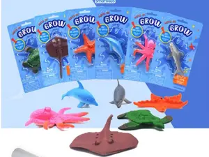 JUMBO GROWING MAGIC ANIMAL WATER / MAINAN HEWAN RENDAM AIR TUMBUH BESAR / MAINAN EDUKASI ANAK