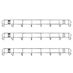 kapstok stainless gantungan baju isi 8