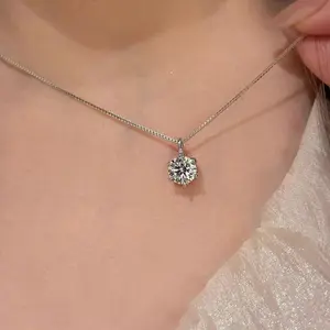 Kalung Liontin Permata Berlian Bahan Titanium Premium Anti Karat Warna Gold  LX - 60