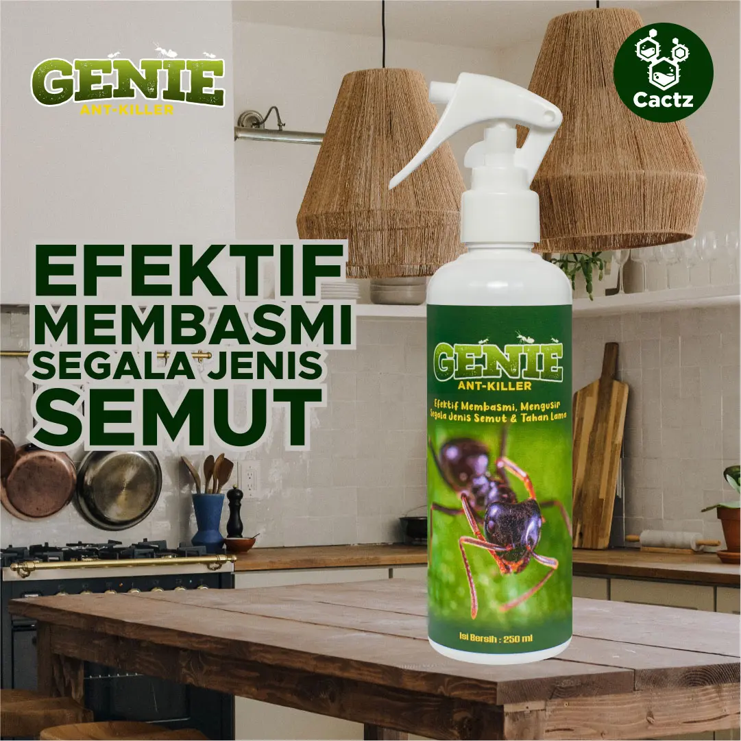 GENIE - Obat Anti Semut Spray Ampuh Pembasmi Semut Racun Semut 250ml Tanaman