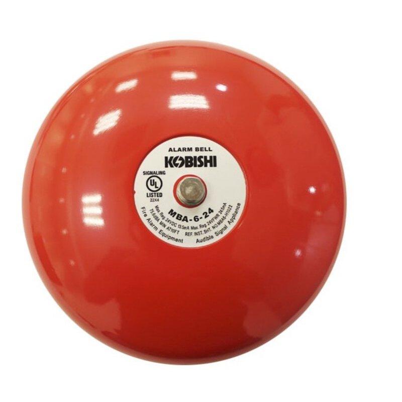 KOBISHI Fire Alarm Bell 6inch 24V (UL Listed, Non-Weatherproof ...