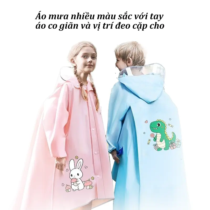 Áo Mưa Trẻ Em, Dành Cho Bé Trai Và Bé Gái, Học Sinh Tiểu Học, Đặc Biệt Cho Bé Gái Và Bé Trai, Quần Áo Chống Mưa Đi Xe Máy, Thích Hợp Cho Bé Trai Lớn Và Bé Gái, Áo Mưa Cho Bé Đồng