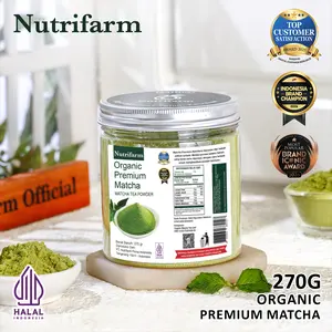 NUTRIFARM PREMIUM MATCHA POWDER 270G MATCHA BUBUK ORGANIK