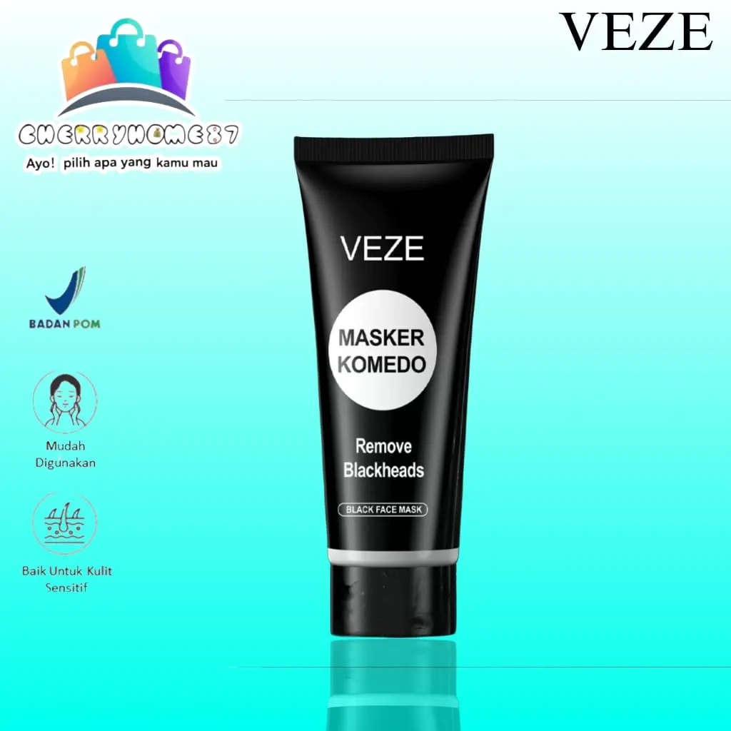 [BPOM] VEZE blackhead remover cleansing masker wajah peel off Penghilang Komedo FZ22306