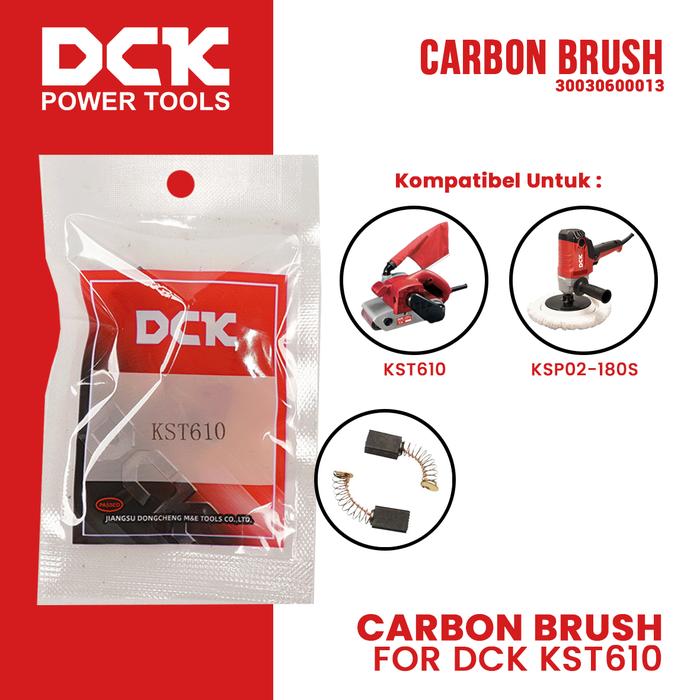 Gambar Carbon Brush/Arang untuk Belt Sander KST/DST/AST610 dari DCK Power Tools Indonesia Kota Administrasi Jakarta Barat Tokopedia
