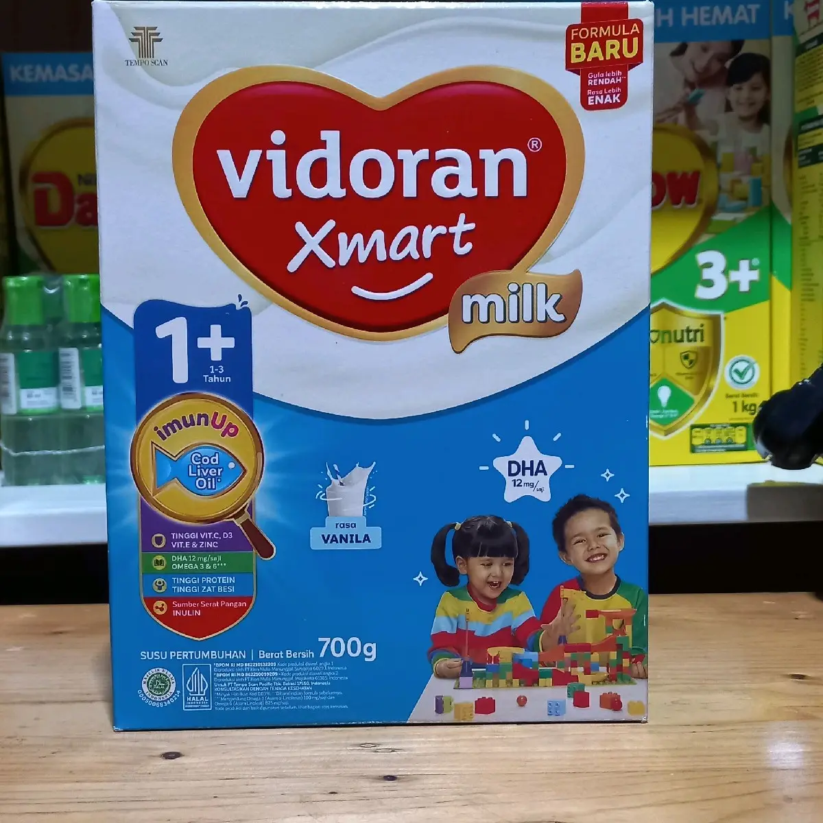 Vidoran Xmart 1 ( 1-3 tahun) Madu/Vanila 700g