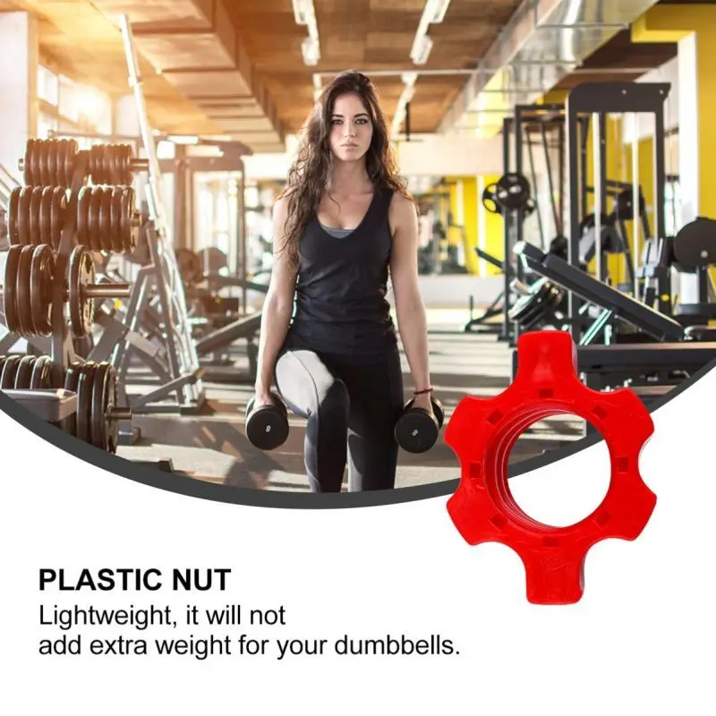2pcs Pengunci Barbel Pengunci Barbell Collar Barbells Dumbbell Lock 6