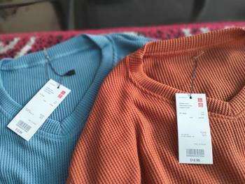 Product Review of Promo 2pcis Crop V Neck Lengan Panjang Wanita - Baju Knitwear Nyaman - Formal, Midi kemeja vest jumbo from N**🧚 0