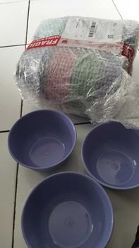 Product Review of (12 PCS) MANGKOK ESTETIK / MANGKOK PLASTIK MURAH / MANGKOK AESTHETIC / MANGKUK SET / UNGU / HIJAU / PINK from S**y 1