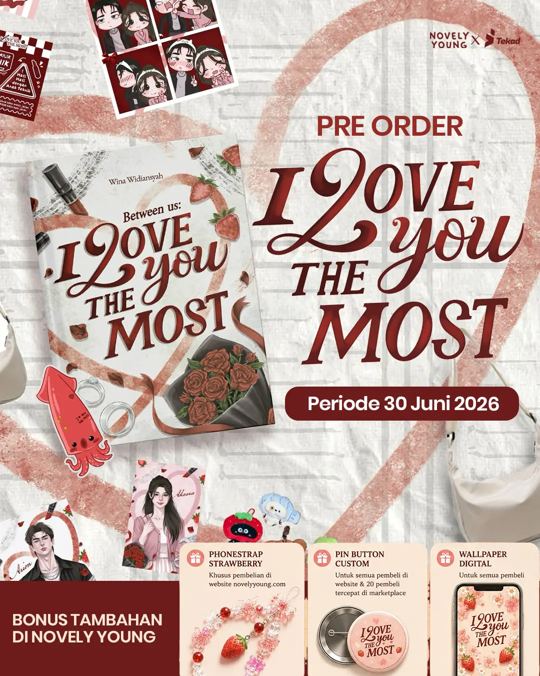 Novel Between Us : I Love You The Most by Wina Widiansyah - Tekad
