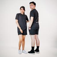 Gambar NORTHRE Jersey Running Dryfit Plain NTbasic - Hitam, S dari Northre Kota Tasikmalaya 1 Tokopedia