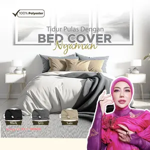 EXCLUSIVE Goto Living x Bella Shofie Plush Bed Cover Selimut Dewasa Bedcover Polos Halus Lembut Tebal #CR